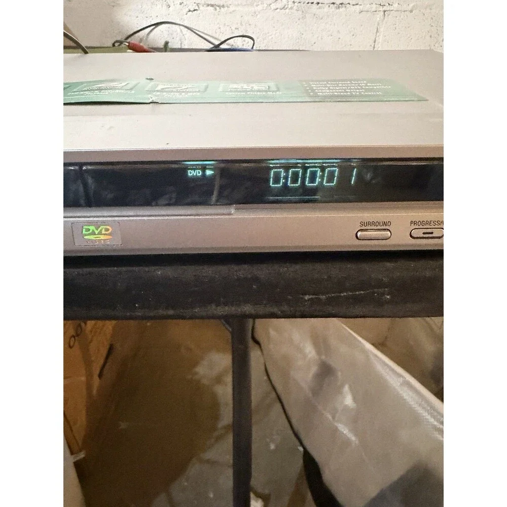 Sony DVP-NS425P DVD Player w/ Progressive Scan, CD/DVD, Silver, R1